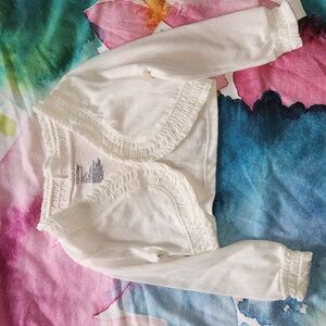Baby Gap cream colored bolero sweater, size 3T
